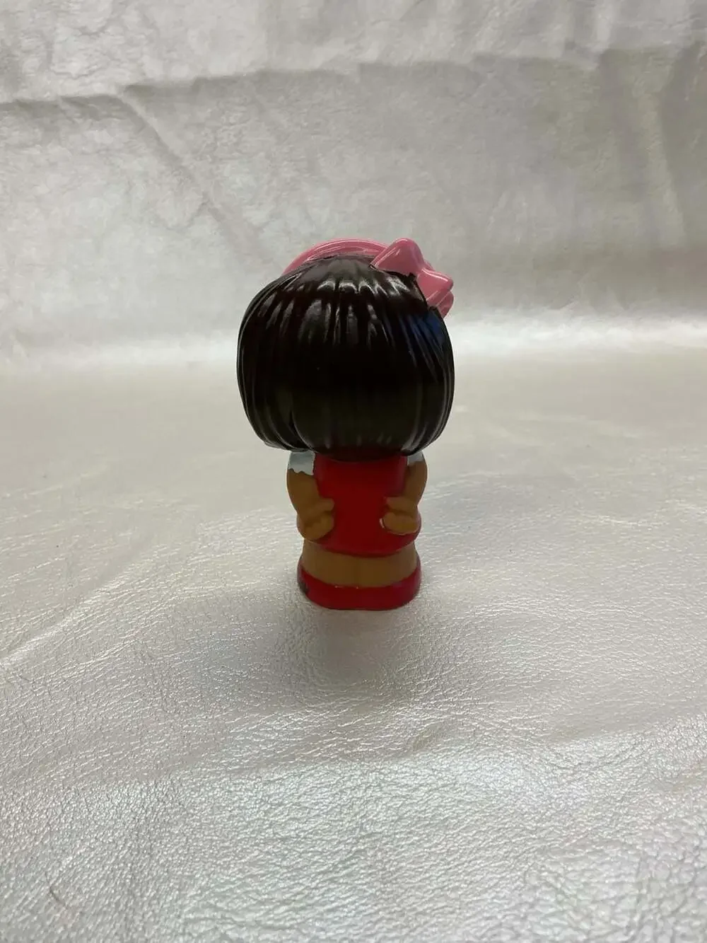 Fisher-Price Little People Mia Figure in Red Dress with Pink Bow